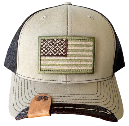 Rustyx whipsnake American Flag wrap & tab