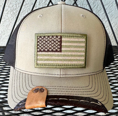 Rustyx whipsnake American Flag wrap & tab