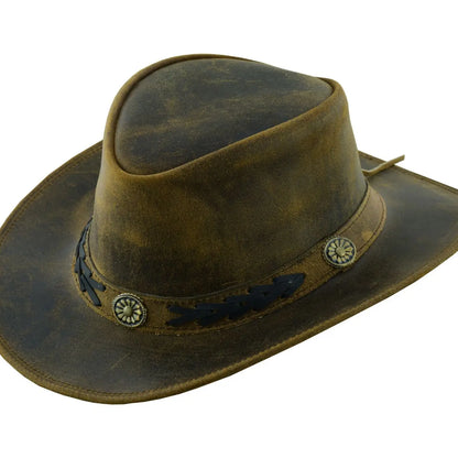 Genuine Leather Cowboy Hat