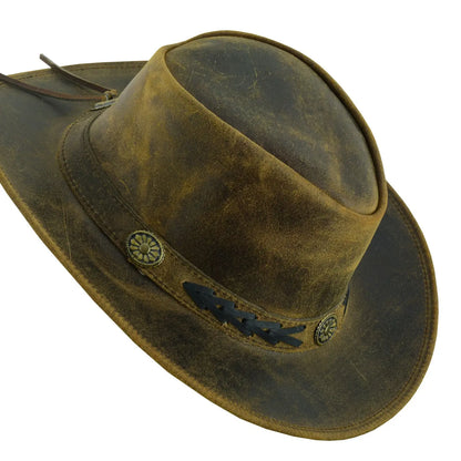 Genuine Leather Cowboy Hat
