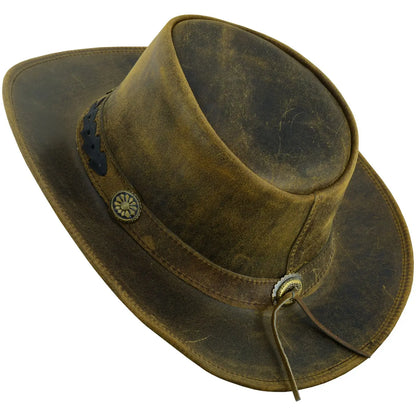 Genuine Leather Cowboy Hat